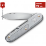Нож перочинный VICTORINOX ONEFOLD ALOX () 93мм серебристый 0.8006.26